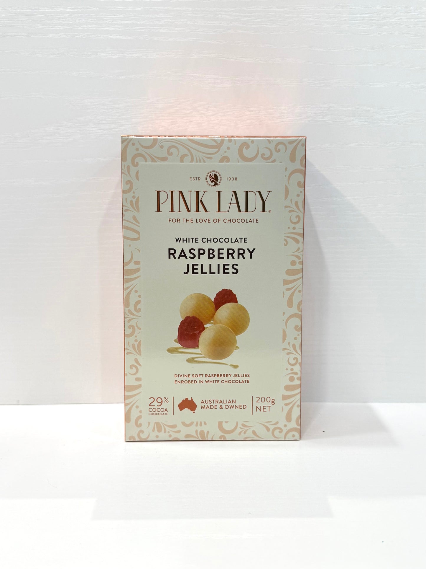 Pink Lady White Chocolate Raspberry Jellies