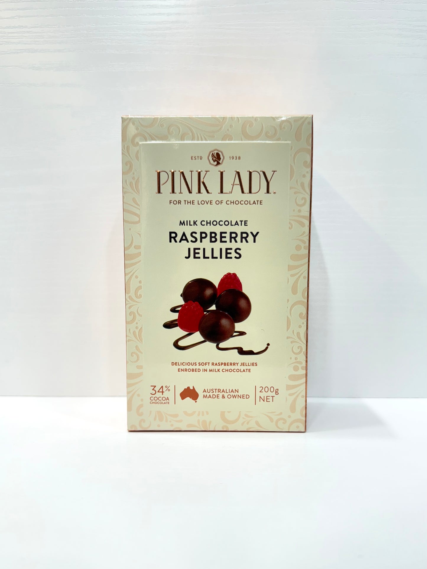 Pink Lady Milk Chocolate Raspberry Jellies