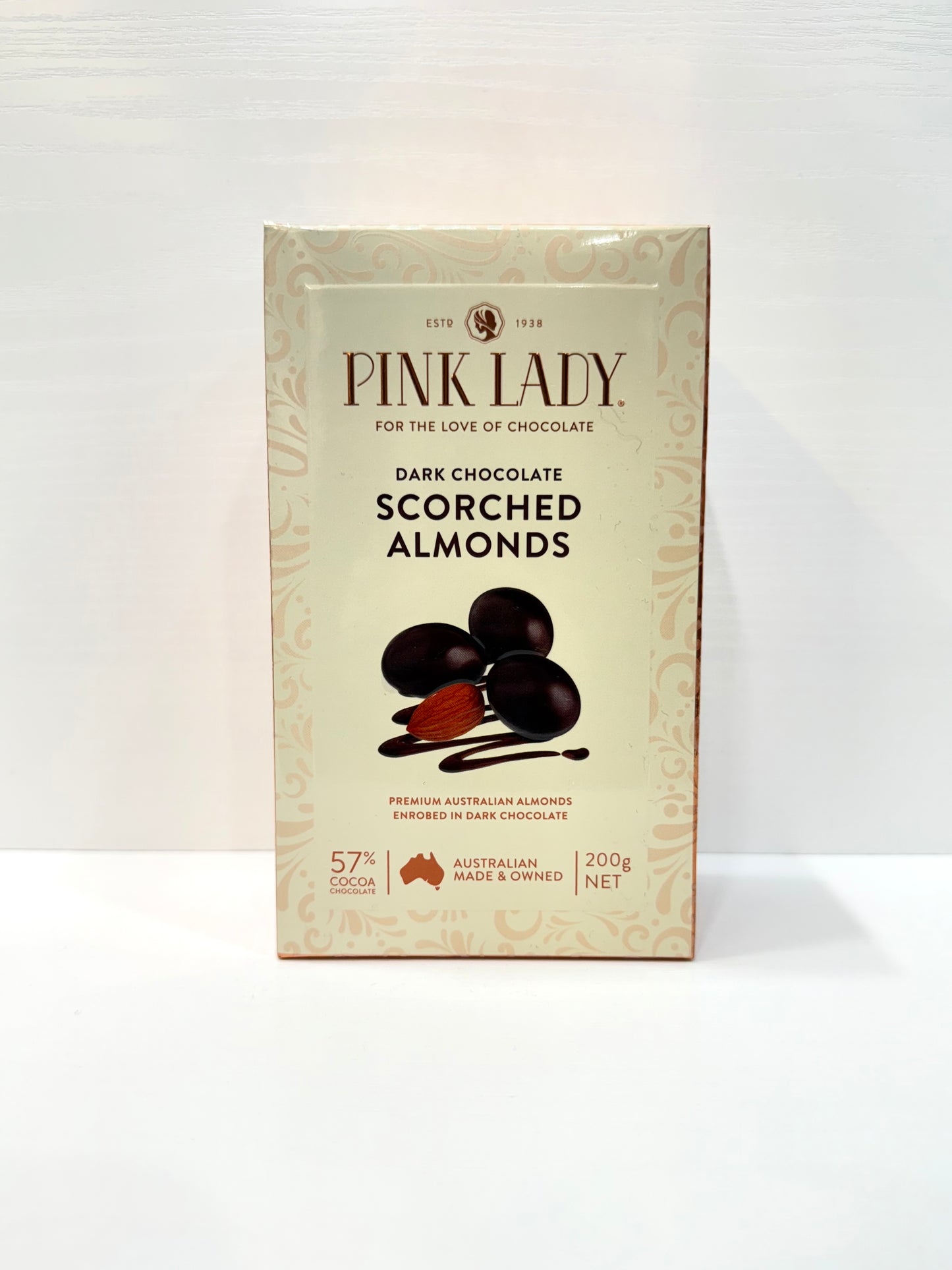 Pink Lady Dark Chocolate Scorched Almonds