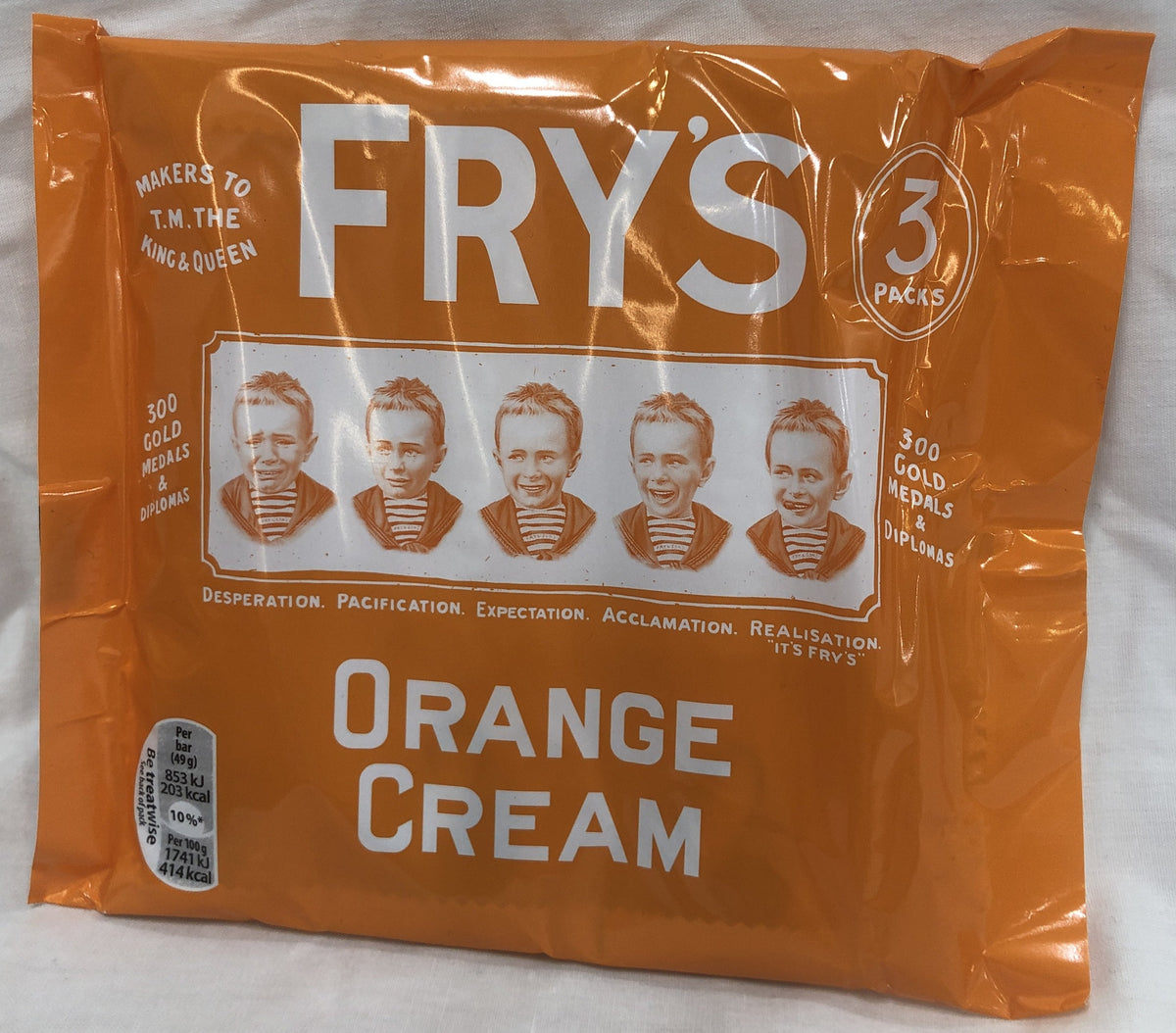 Frys Orange Cream Lollyology