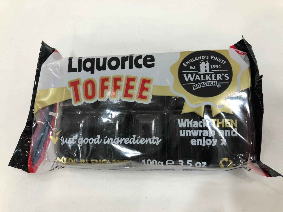 Walker's Licorice Toffee 100g Lollyology