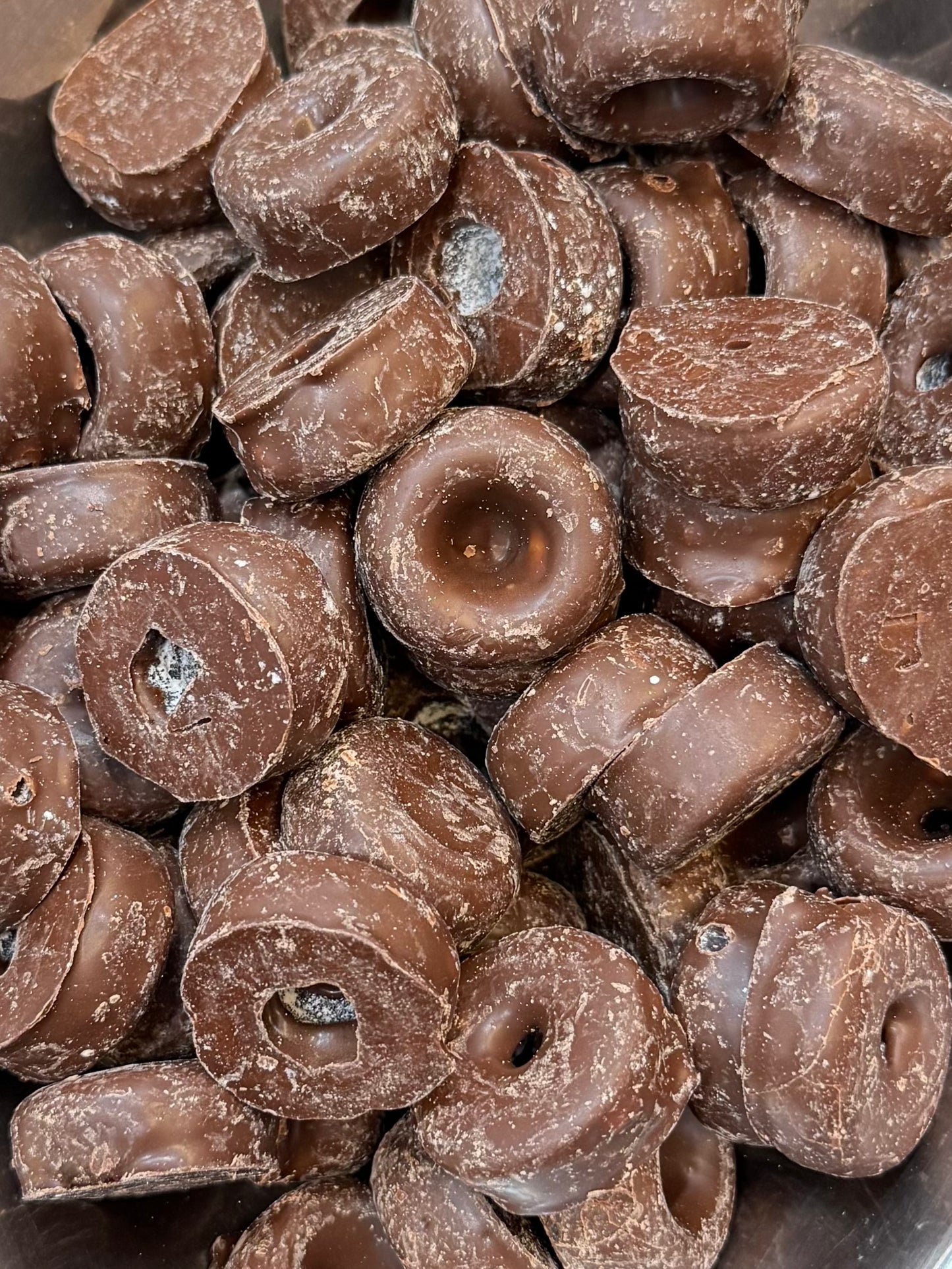 Dark Chocolate Aniseed Rings