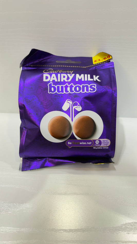Cadbury Milk Buttons