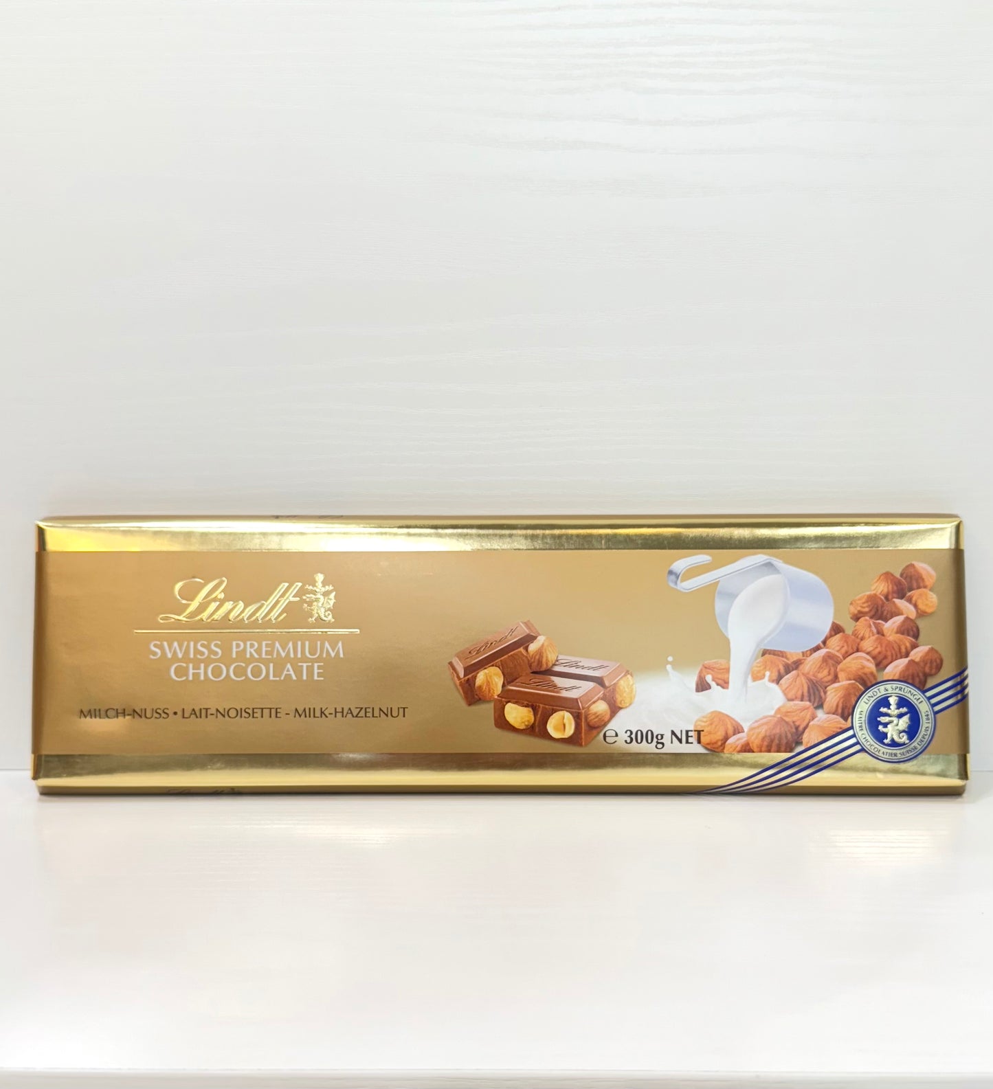 Lindt Swiss Milk Hazelnut Block