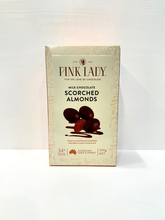 Pink Lady Milk Chocolate Scorched Almonds