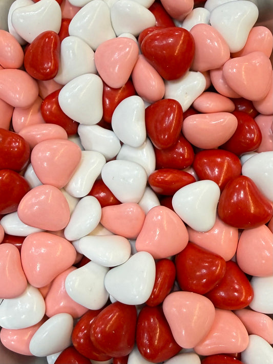 Candy Coated Chocolate Hearts