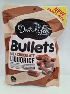 Darrell Lea Milk Chocolate Licorice Bullets