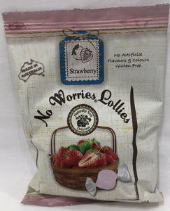 No Worries Lollies Strawberry Bag