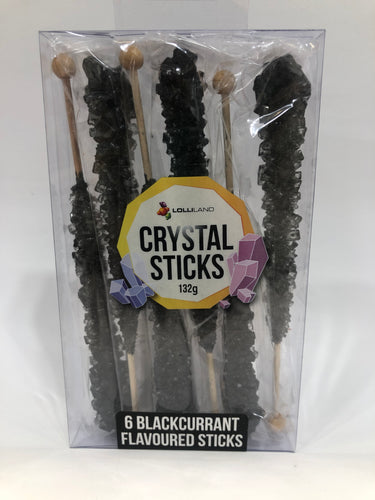 Blackcurrant Flavoured Crystal Sticks
