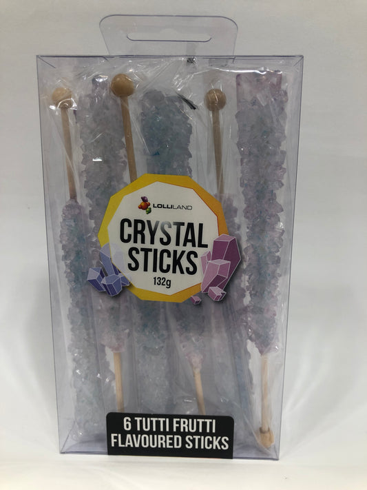 Tutti Frutti Flavoured Crystal Sticks