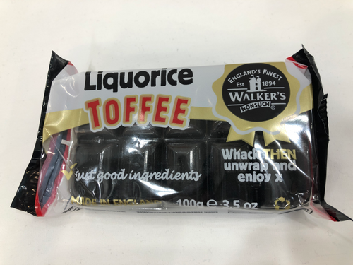 Walker's Licorice Toffee 100g